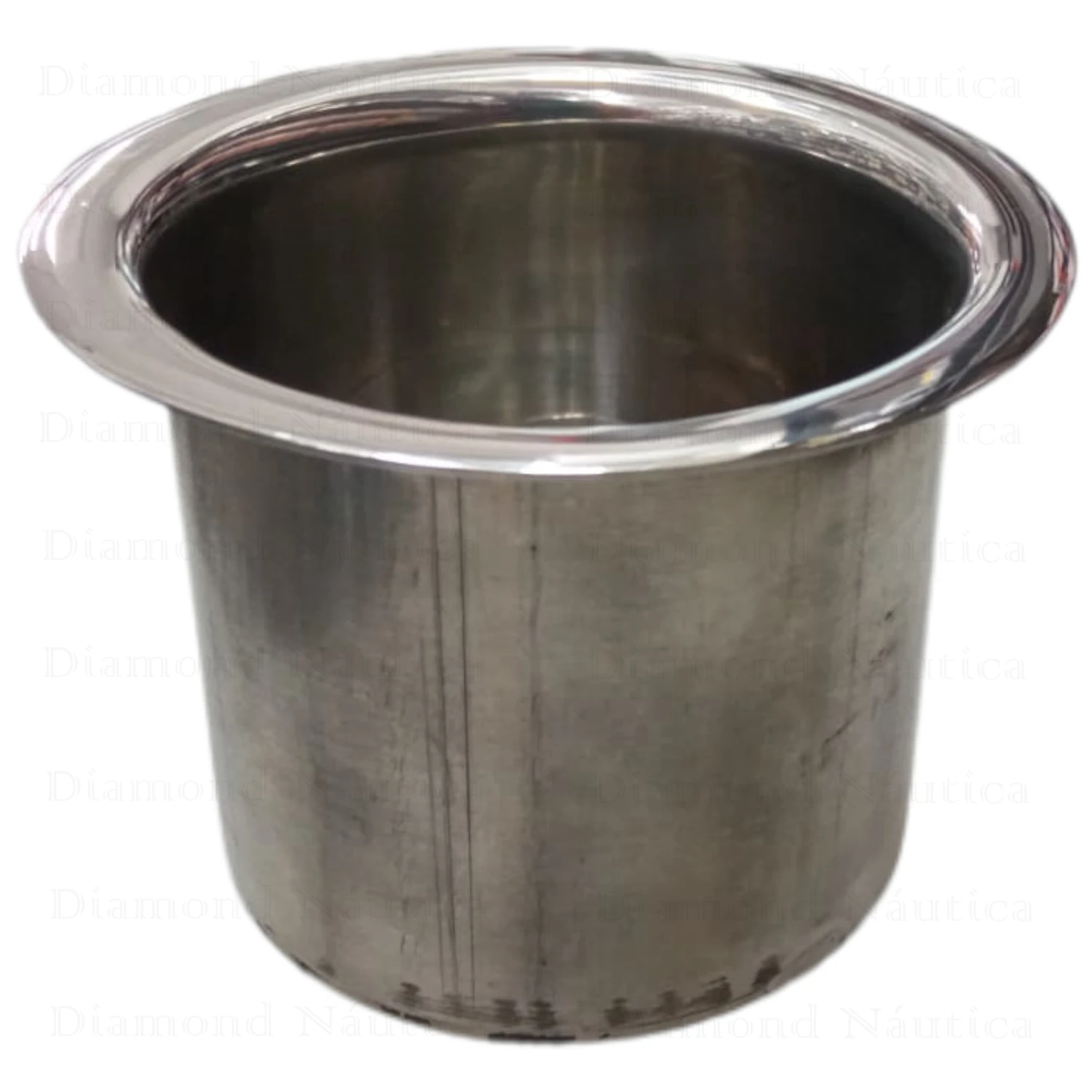 Porta Copo Em Aço Inox Maciço