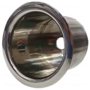 Porta Copo Em Aço Inox Maciço