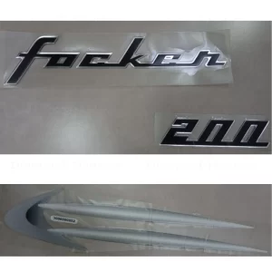 Adesivo Resinado Náutico Focker 200 Kit 6 Peças