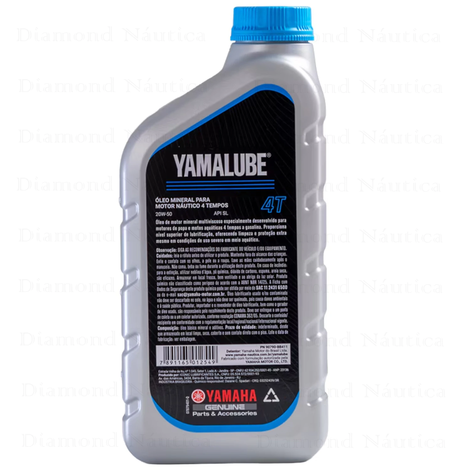 Óleo Yamalube 4T SAE 20W-50 Náutico 1 Litro