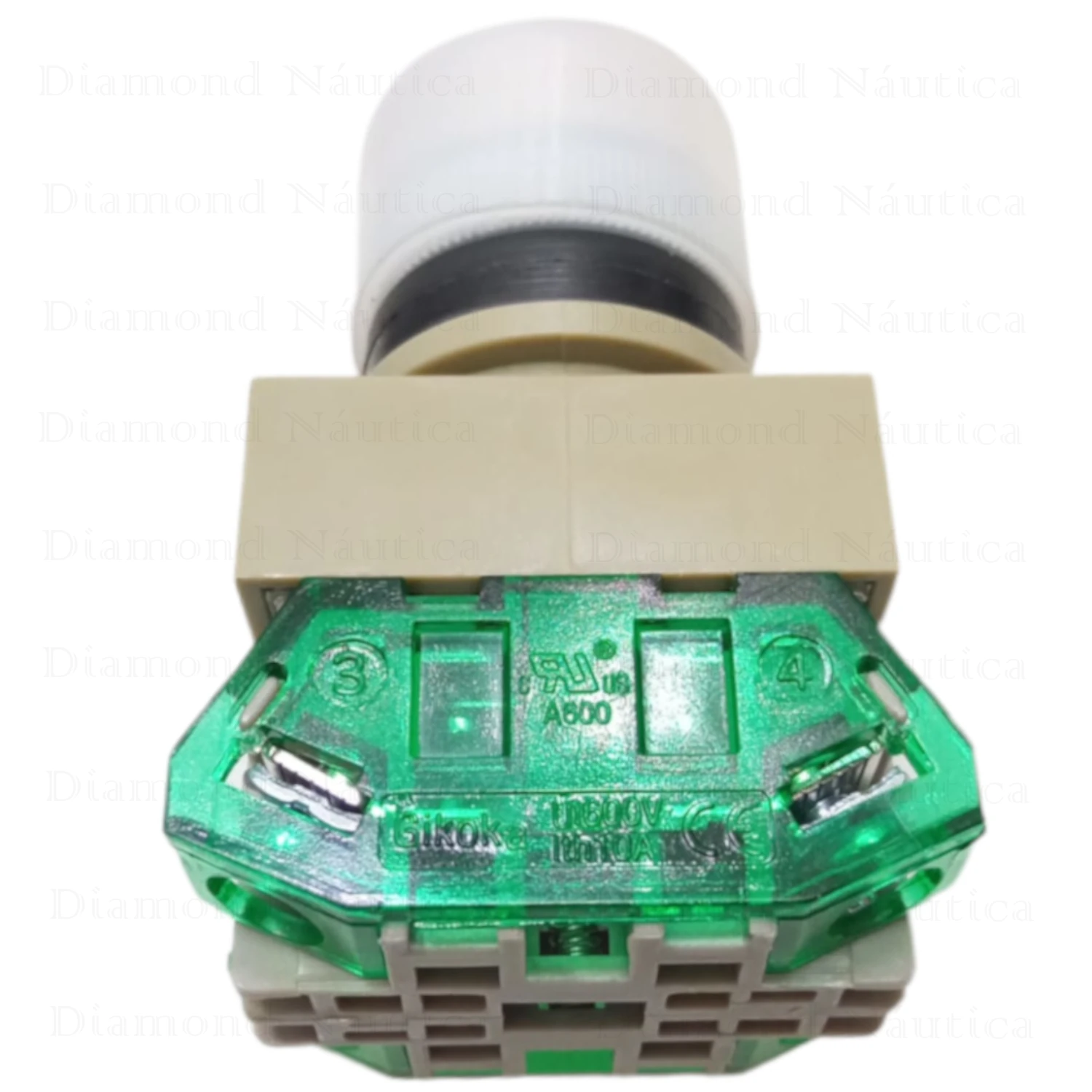 Botão De Parada Com Capa De Silicone Turotest – Segurança Instantânea Para Embarcações