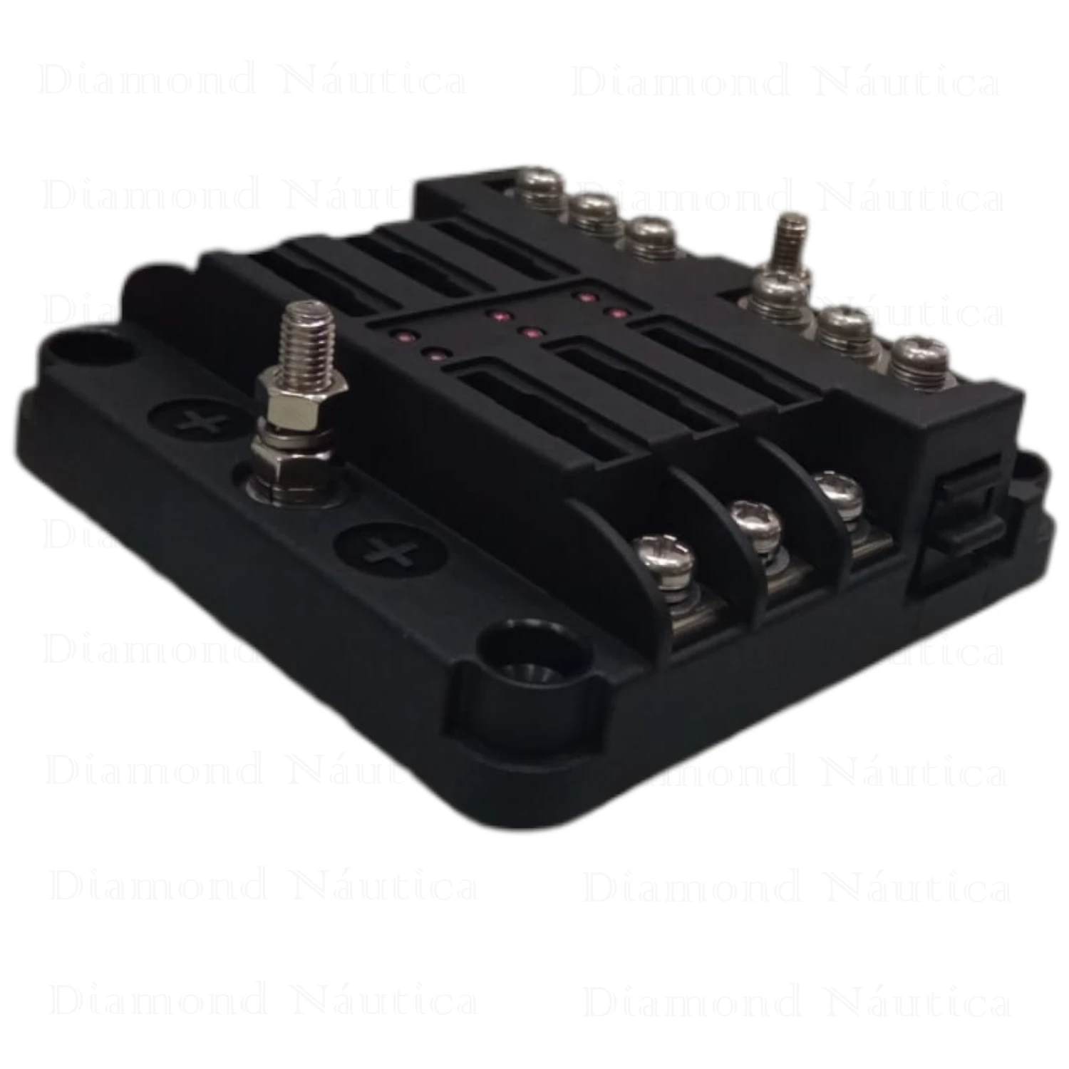 Suporte De Fusível Universal De 6 Vias Com Bloco De Fusíveis