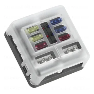 Suporte De Fusível Universal De 6 Vias Com Bloco De Fusíveis