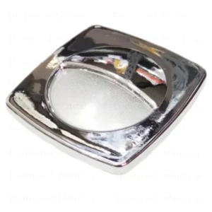 Luz De Cortesia Cromada Branco Quente Led 12 Volts