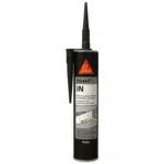 Sikasil IN Preto CT 280ml Sika Silicone Neutro para Vedação Náutica e Externa