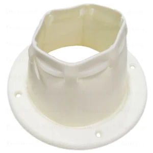 Coifa Passa Cabo Em Borracha Vulcanizada 120mm Branco
