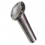 Porta Vara 100% Em Inox 316 Polido Inclinado Fundo Branco Em ABS