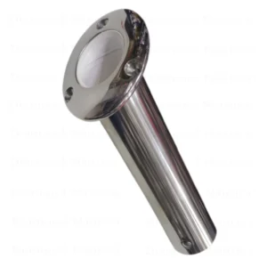 Porta Vara 100% Em Inox 316 Polido Inclinado Fundo Branco Em ABS